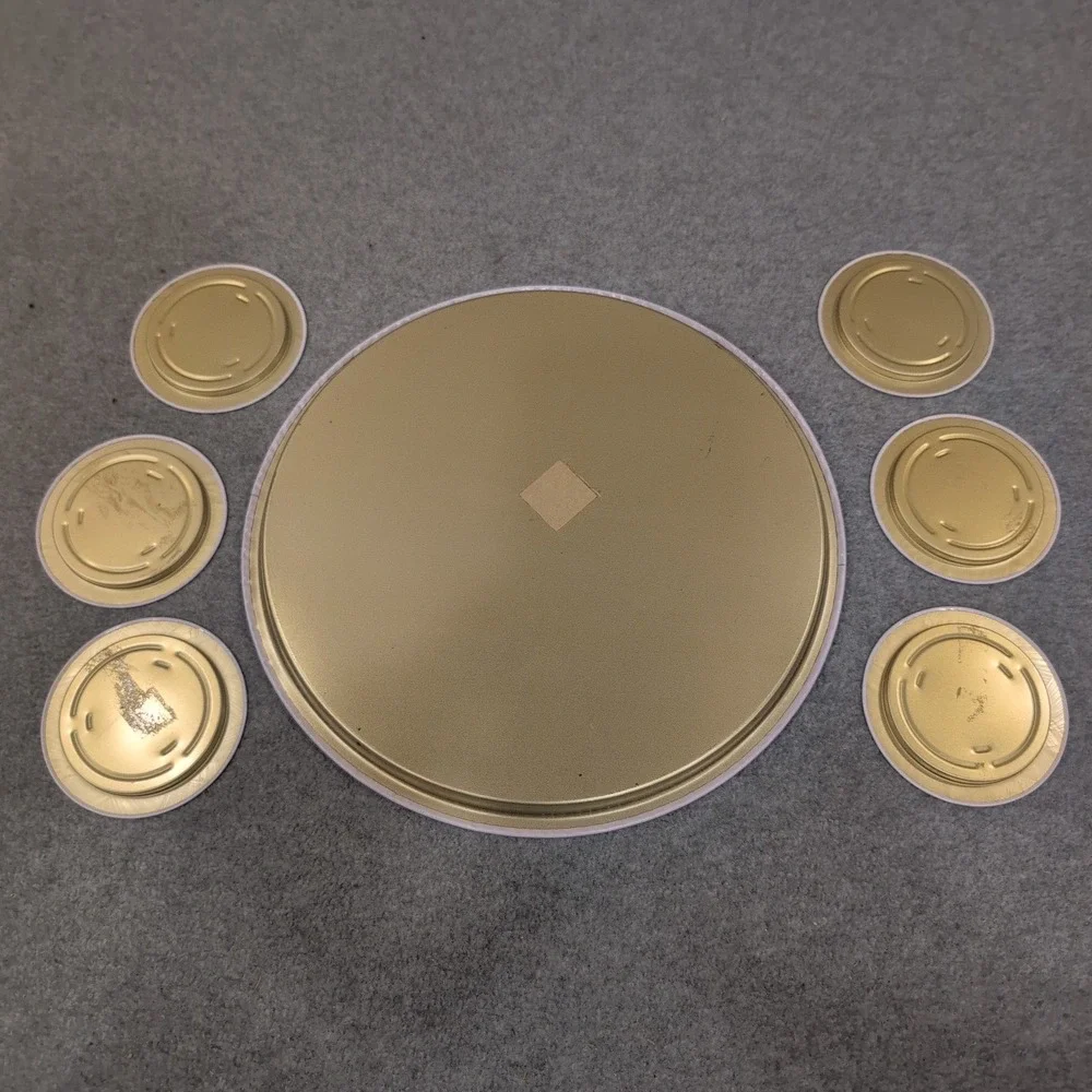 Vintage Alaska State Map Metal Serving Tray and Coaster‎ Set Forget-Me-Not 7pc